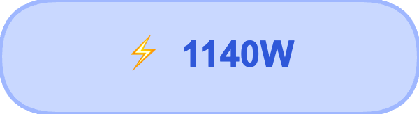 1140W Leistung